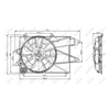 NRF Engine Cooling Radiator Fan 47004A thumbnail