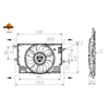 NRF Engine Cooling Radiator Fan 470069A thumbnail