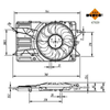 NRF Engine Cooling Radiator Fan 47020B thumbnail