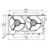 NRF Engine Cooling Radiator Fan 47030B thumbnail