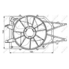 NRF Engine Cooling Radiator Fan 47034A thumbnail