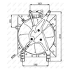 NRF Engine Cooling Radiator Fan 47044A thumbnail