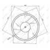 NRF Engine Cooling Radiator Fan 47049A thumbnail
