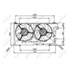 NRF Engine Cooling Radiator Fan 47050A thumbnail