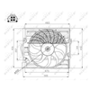 NRF Engine Cooling Radiator Fan 47214A thumbnail