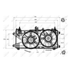 NRF Engine Cooling Radiator Fan 47231A thumbnail