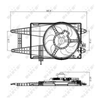 NRF Engine Cooling Radiator Fan 47243A thumbnail