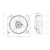 NRF Engine Cooling Radiator Fan 47255A thumbnail