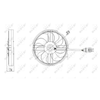 NRF Engine Cooling Radiator Fan 47409A thumbnail