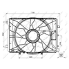 NRF Engine Cooling Radiator Fan 47443A thumbnail