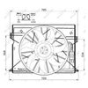 NRF Engine Cooling Radiator Fan 47444A thumbnail