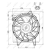 NRF Engine Cooling Radiator Fan 47499A thumbnail