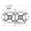 NRF Engine Cooling Radiator Fan 47502A thumbnail