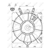NRF Engine Cooling Radiator Fan 47512A thumbnail