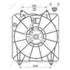 NRF Engine Cooling Radiator Fan 47545A thumbnail