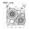 NRF Engine Cooling Radiator Fan 47549A thumbnail