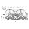 NRF Engine Cooling Radiator Fan 47556A thumbnail