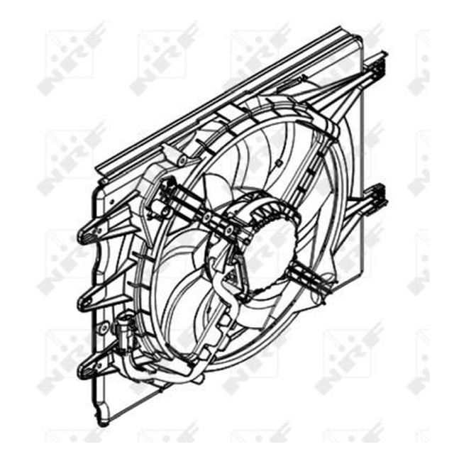 NRF Engine Cooling Radiator Fan 47595A - image 5