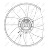 NRF Engine Cooling Radiator Fan 47660B thumbnail