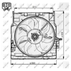 NRF Engine Cooling Radiator Fan 47733A thumbnail