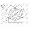 NRF Engine Cooling Radiator Fan 47745A thumbnail
