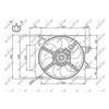 NRF Engine Cooling Radiator Fan 47748A thumbnail