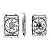 NRF Engine Cooling Radiator Fan 47849A thumbnail