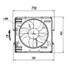 NRF Engine Cooling Radiator Fan 47921A thumbnail