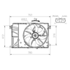 NRF Engine Cooling Radiator Fan 47932A thumbnail