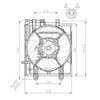 NRF Engine Cooling Radiator Fan 47936A thumbnail