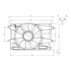 NRF Engine Cooling Radiator Fan 47947A thumbnail