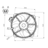 NRF Engine Cooling Radiator Fan 47965A thumbnail