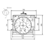 NRF Engine Cooling Radiator Fan 47967A thumbnail