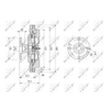 NRF Radiator Fan Clutch 49604A thumbnail
