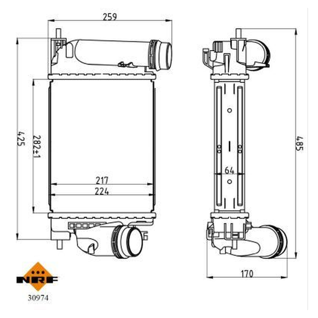 NRF Intercooler 30974A - image 5