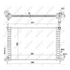 NRF Engine Cooling Radiator 50130AA thumbnail