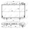NRF Engine Cooling Radiator 50134A thumbnail