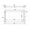 NRF Engine Cooling Radiator 50218B thumbnail