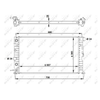 NRF Engine Cooling Radiator 50219AA thumbnail