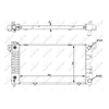 NRF Engine Cooling Radiator 50238A thumbnail