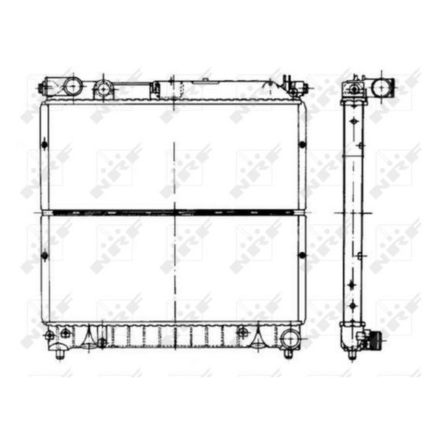 NRF Engine Cooling Radiator 50432A - image 5