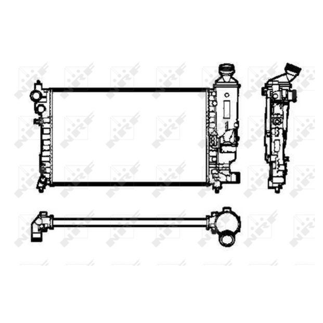NRF Engine Cooling Radiator 50434A - image 2