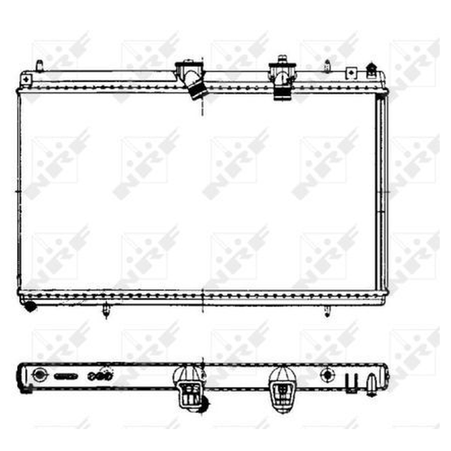 NRF Engine Cooling Radiator 50442A - image 5