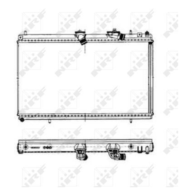 NRF Engine Cooling Radiator 50443A - image 5
