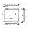 NRF Engine Cooling Radiator 50448A thumbnail