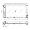 NRF Engine Cooling Radiator 51568A thumbnail
