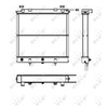 NRF Engine Cooling Radiator 52129A thumbnail