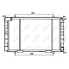 NRF Engine Cooling Radiator 53070A thumbnail
