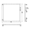 NRF Engine Cooling Radiator 53100B thumbnail