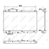 NRF Engine Cooling Radiator 53180A thumbnail